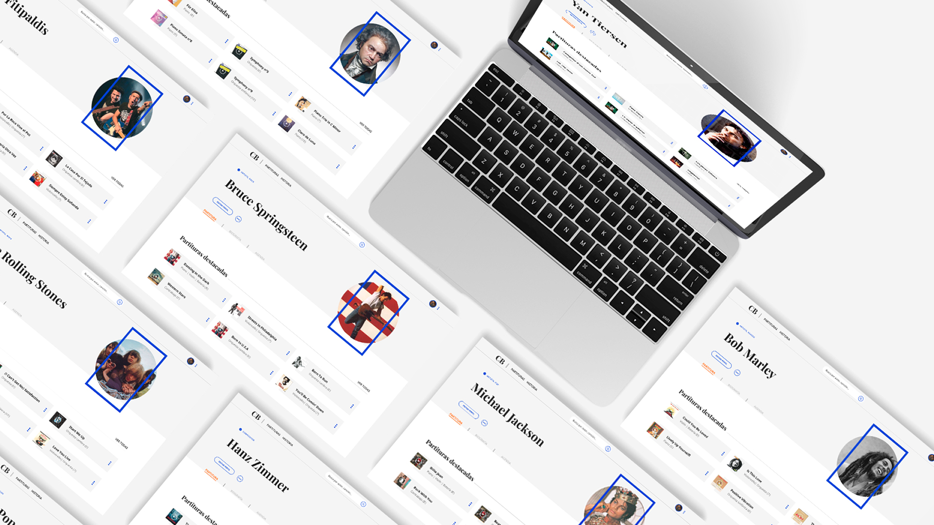 Casa Beethoven — full author pages system