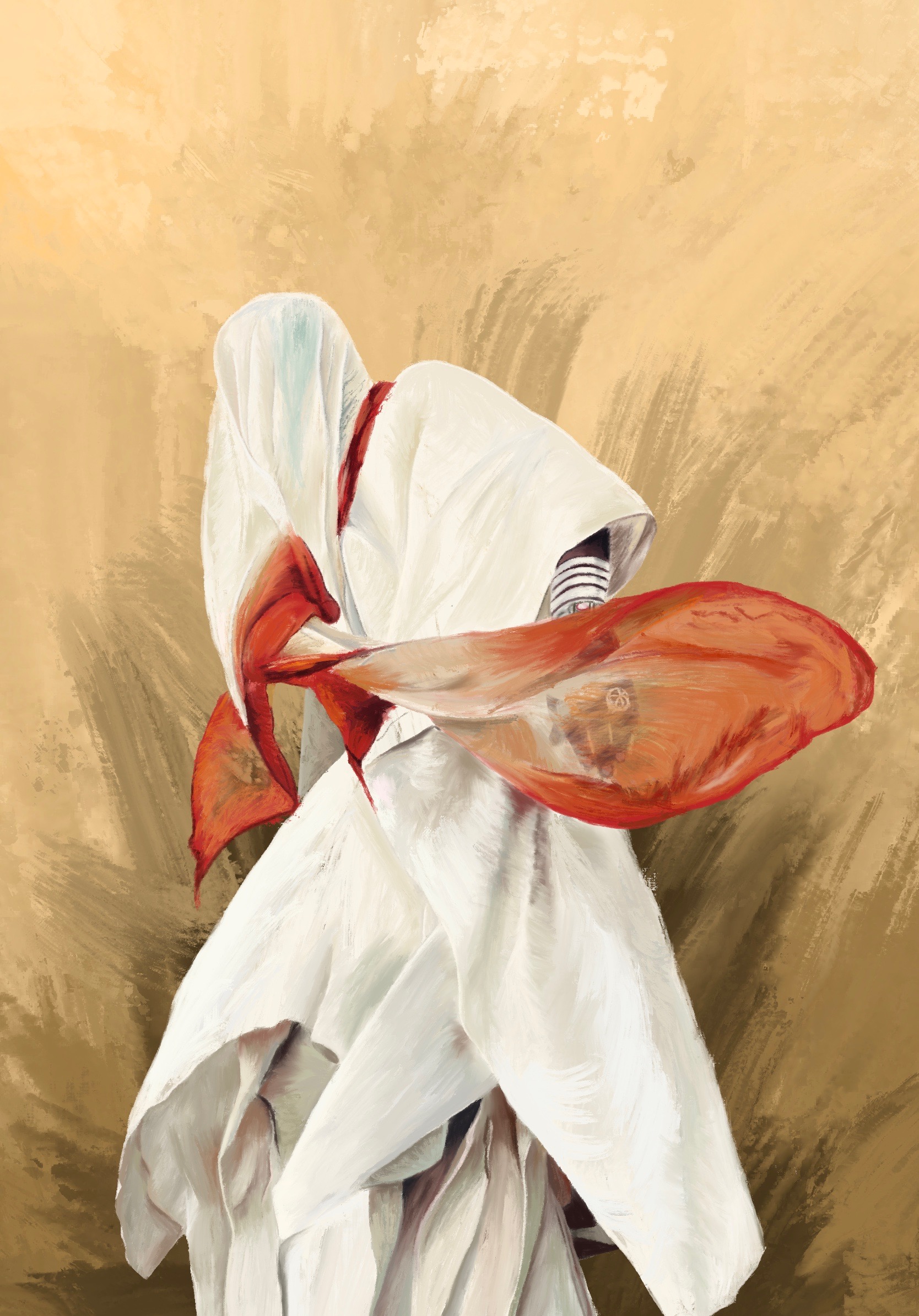 Drawing — Hombre portrait